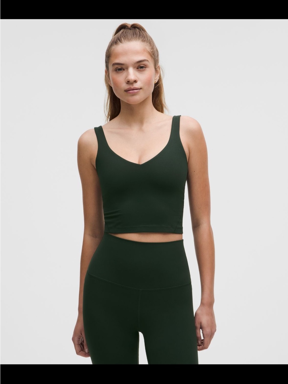 Lululemon Align tank in ARMY GREEN